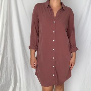 Forever 21 Soft Brushed Shirtdress